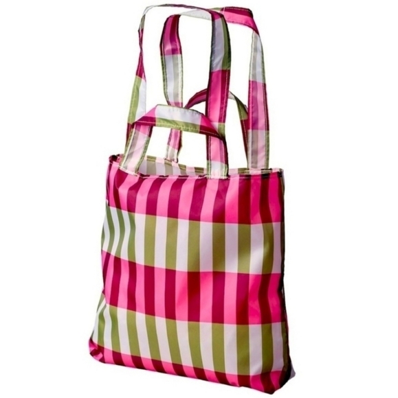 Ikea 2 Pack Skynke shopping tote bag Pink and Green Bundle - Picture 7 of 7